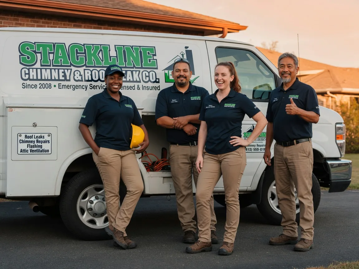 Chimney flashing repair company in Cheshire, OH